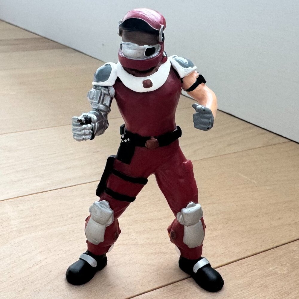 Futuristic Space Soldier 6 Action Figures – Articulated with Blaster
